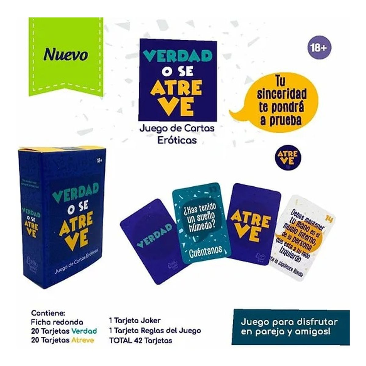 GENERICO - Juego Erotico Verdad O Se Atreve Pregunta O Retos Sensuales