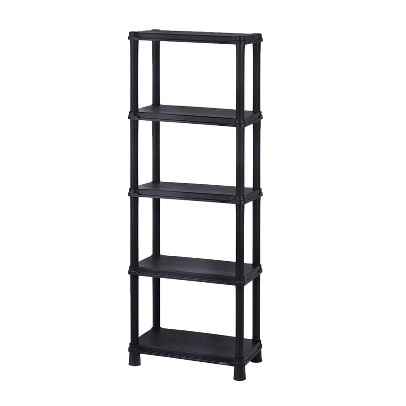 RIMAX - Estante Multifuncional Rimax de 5 Niveles Solido 12" Negro