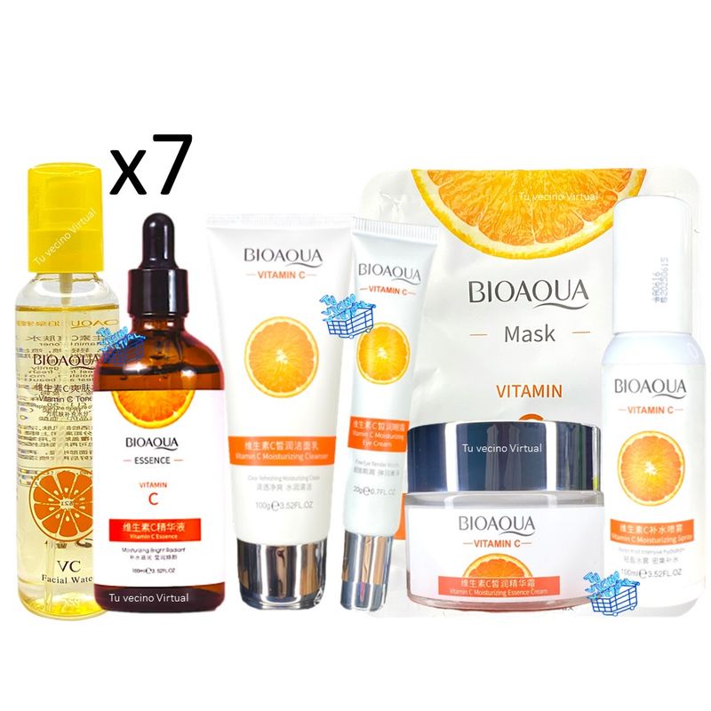 BIOAQUA - Kit facial Vitamina C x 7 Bioaqua