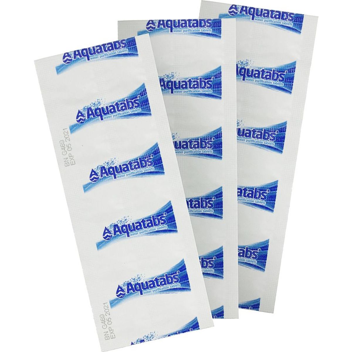 AQUATABS - Tabletas Pastilla Purificadora de Agua Aquatabs 1 a 3 Litros