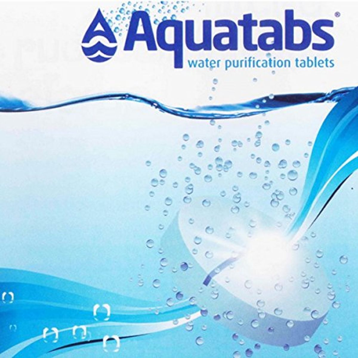 AQUATABS - Tabletas Pastilla Purificadora de Agua Aquatabs 1 a 3 Litros
