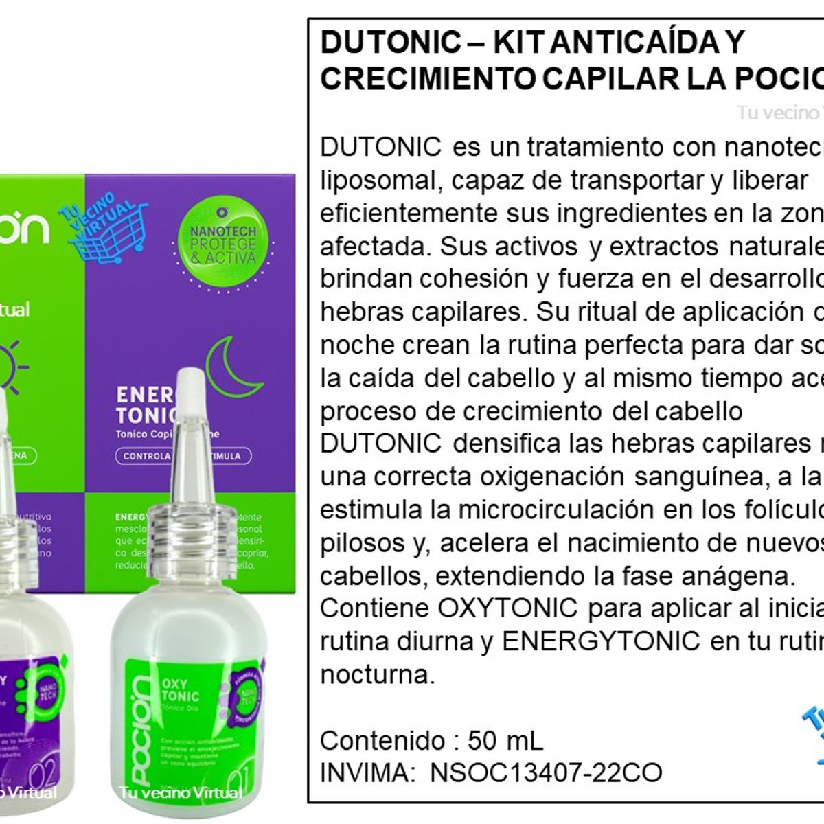 LA POCION - Tonico Anticaida Duo La Pocion