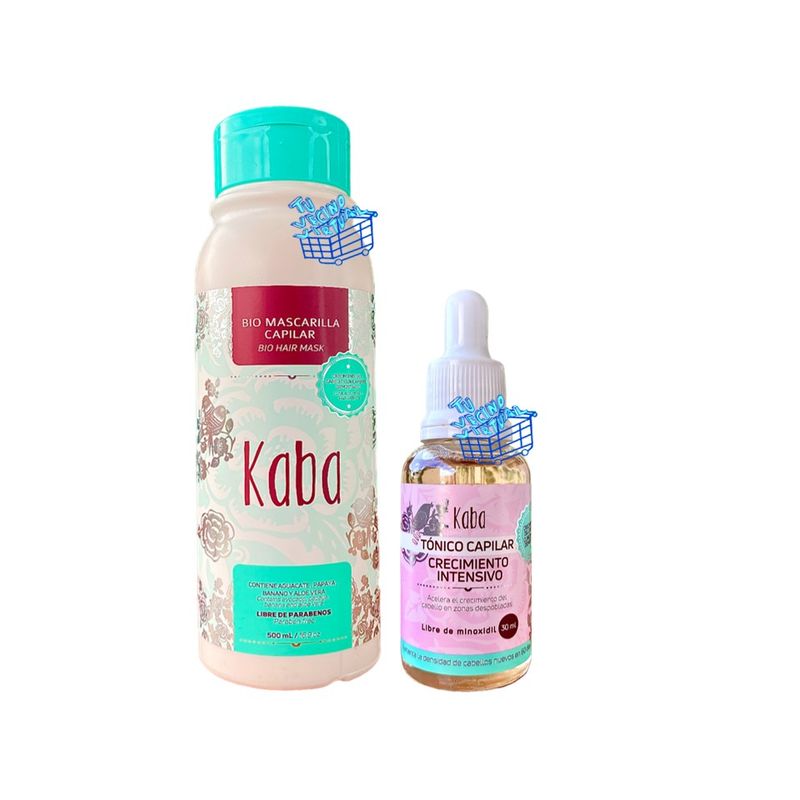 KABA - Biomascarilla y Tonico capilar kaba