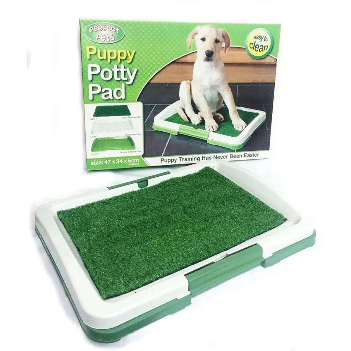 GENERICO - Tapete Pasto Sintetico Entrenamiento Mascotas Baño Lavable