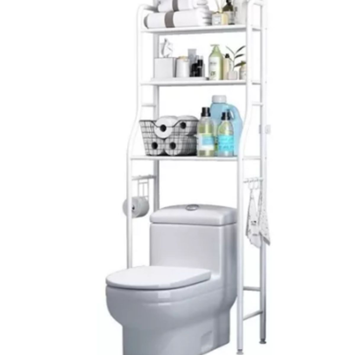 SHEN HUANG - Organizador De Baño Estantería Ahorrador De Espacio 3 Color Blanco