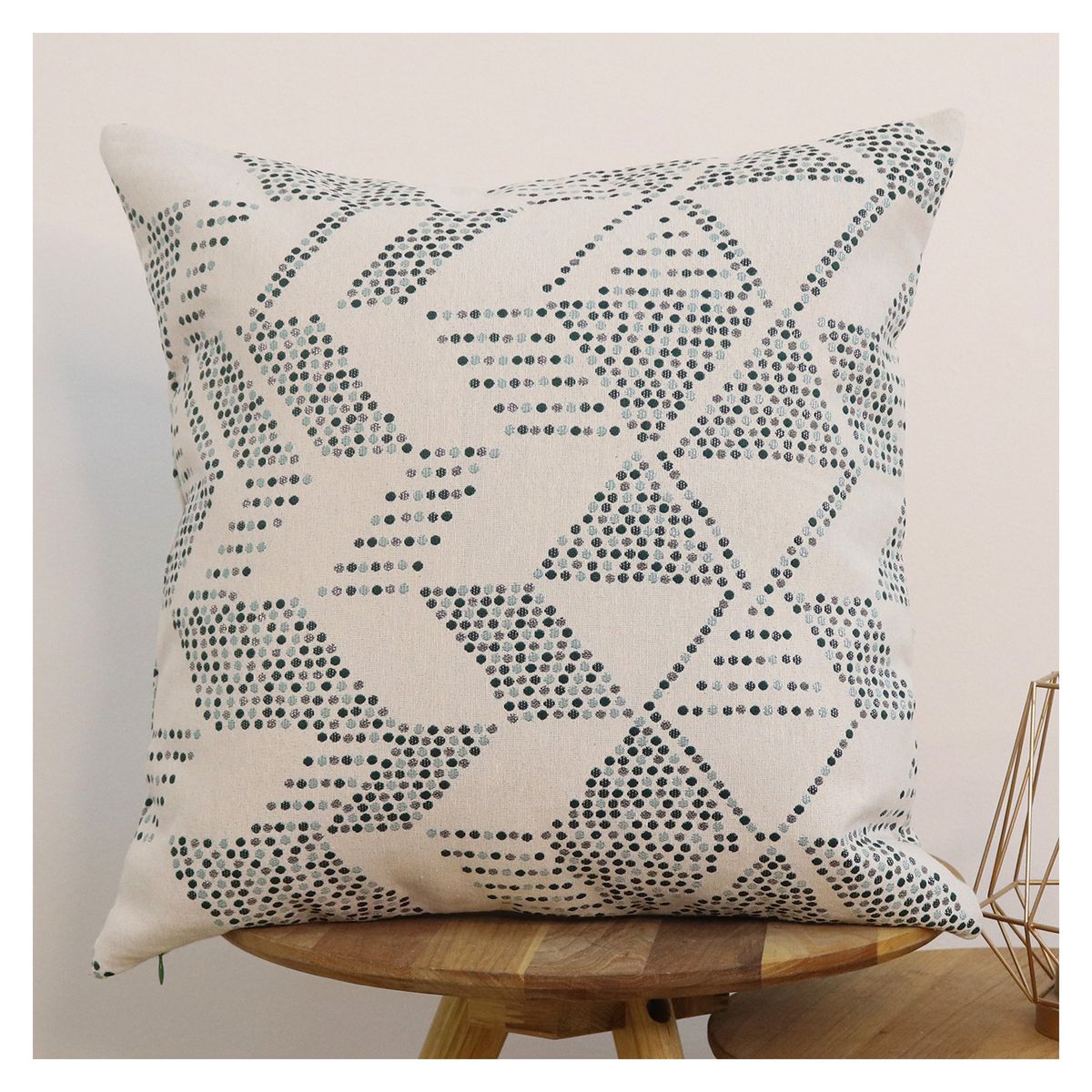 HOMETEX - COJIN TANDORINI VERDE