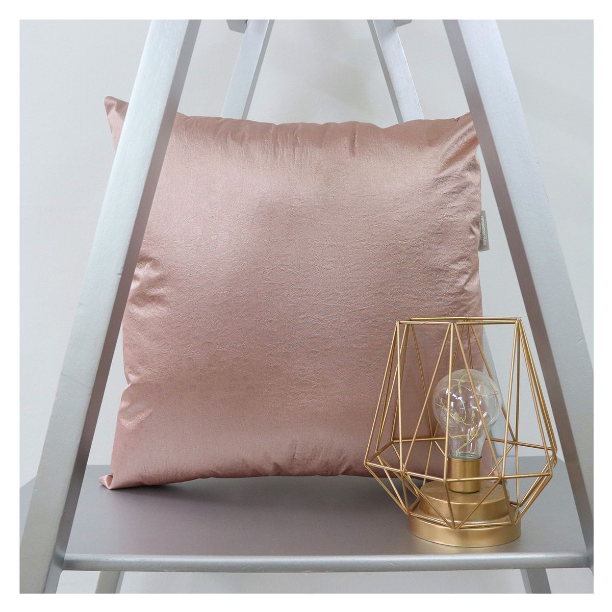 HOMETEX - COJIN LUCIA ORO ROSA