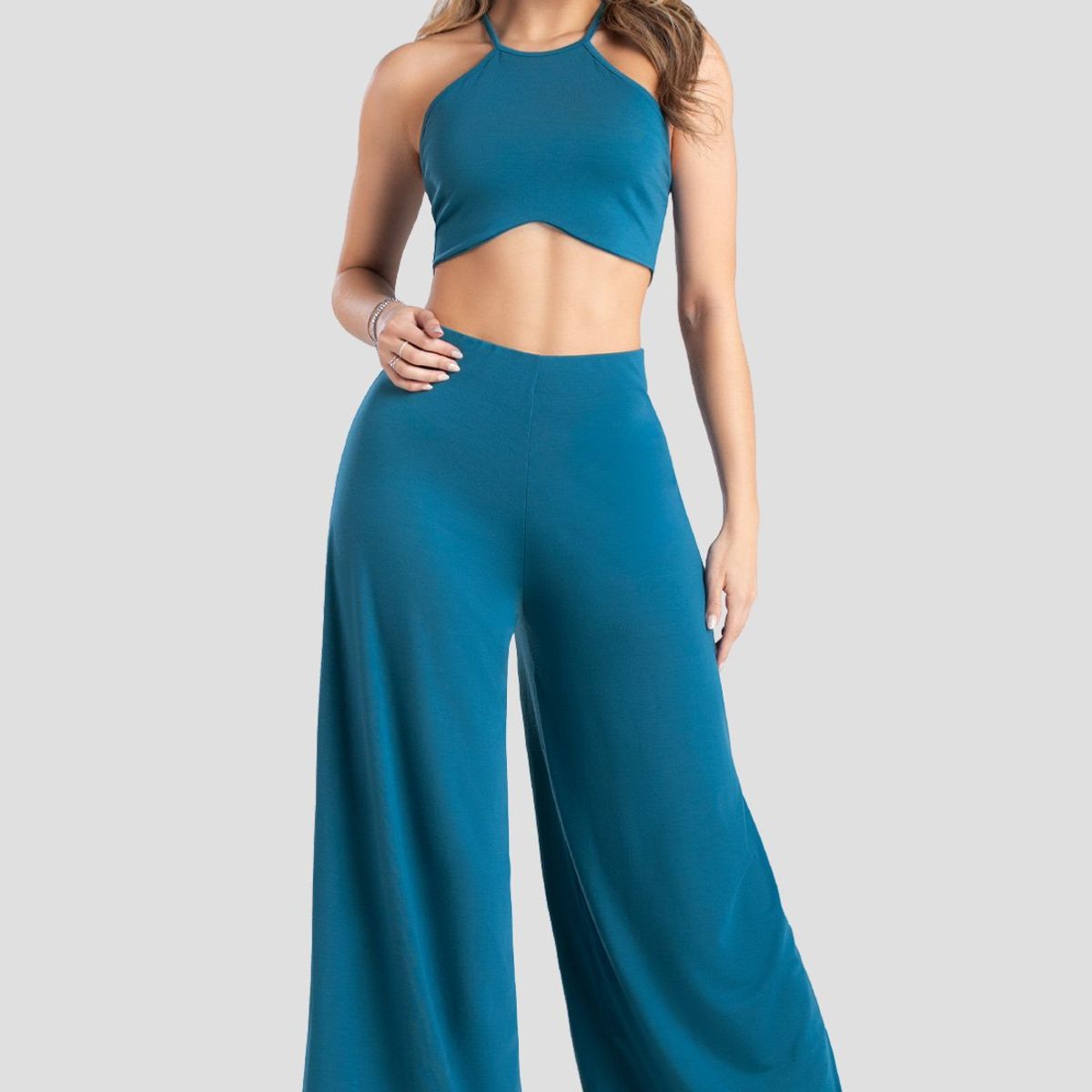 MARKETING PERSONAL - Conjunto Mujer Azul Petroleo Mp 102857