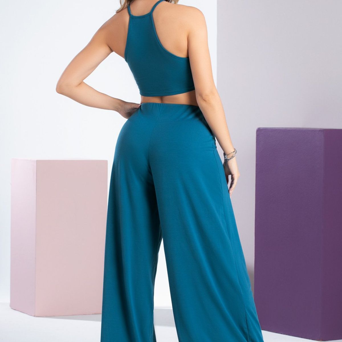 MARKETING PERSONAL - Conjunto Mujer Azul Petroleo Mp 102857