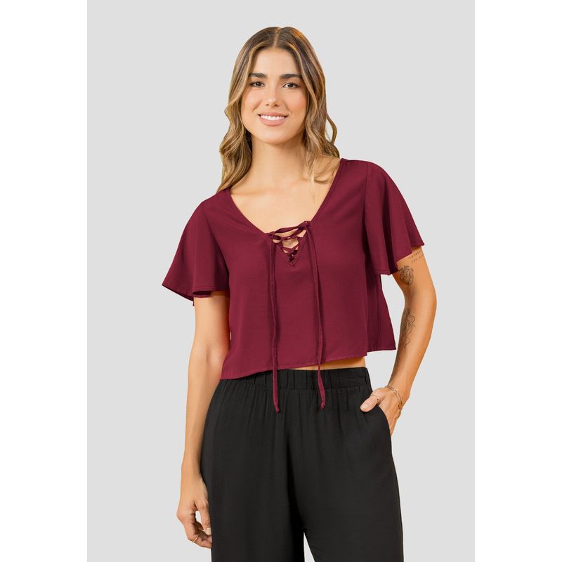 RUTTA - Blusa Mujer Vinotinto Rutta 104061