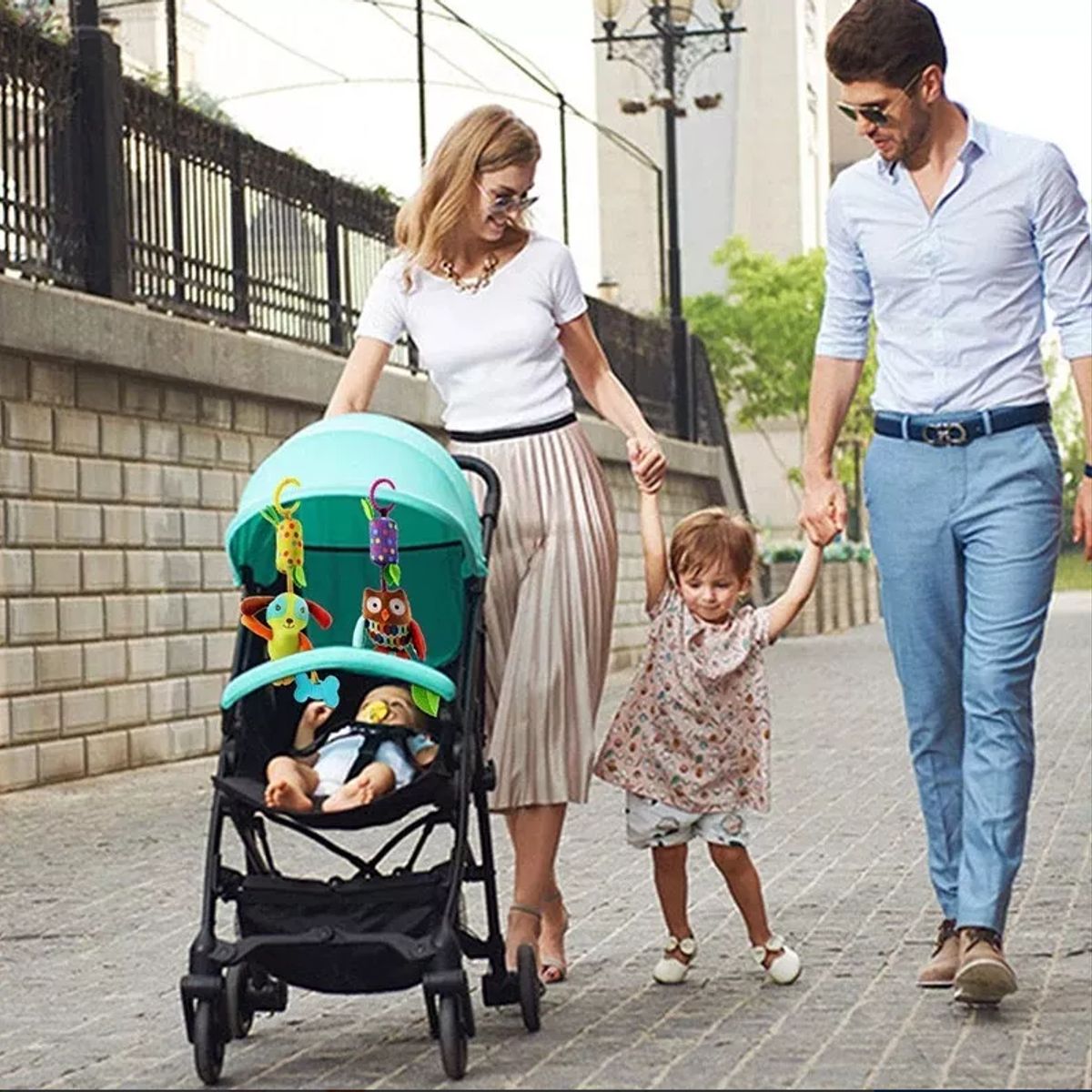 MUNDO BEBE - Sonajero peluche Para Coche Cuna bebe niño niña