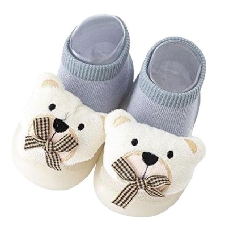 GENERICO - Media Zapato Antideslizante Para Bebe 0-6m