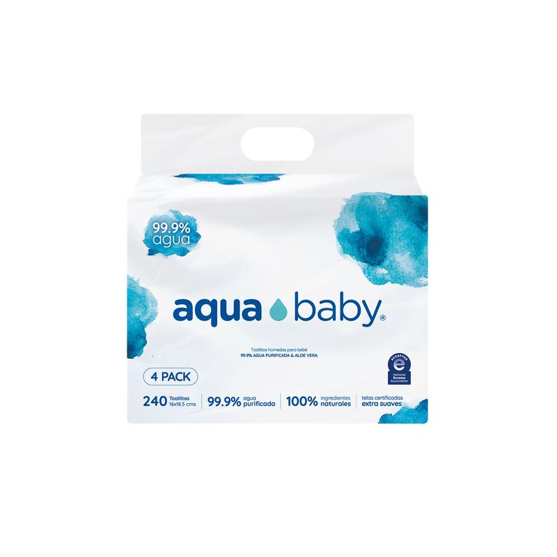 AQUA BABY - Toallitas Húmedas Aqua Baby 240 Unidades