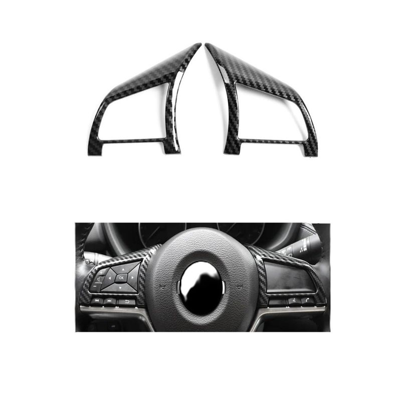 GENERICO - accesorios nissan sentra versa cubierta timon superior 2pcs