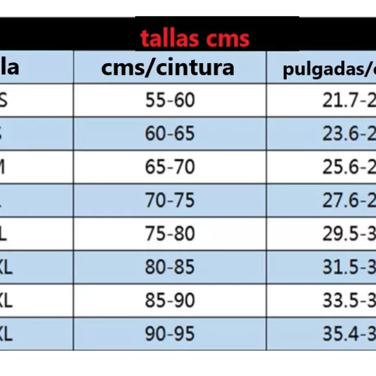 GENERICO - FAJA CINTURILLA CONTROL DE ABDOMEN MOLDEADORA
