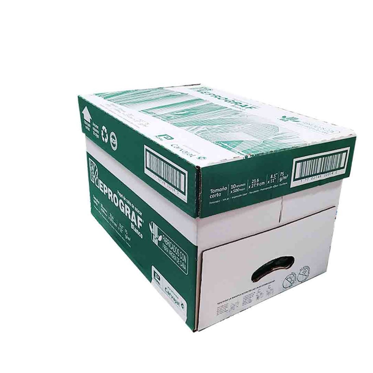 REPROGRAF - CAJA DE PAPEL REPROGRAF CARTA X 10 RESMAS BLANCO 75GR