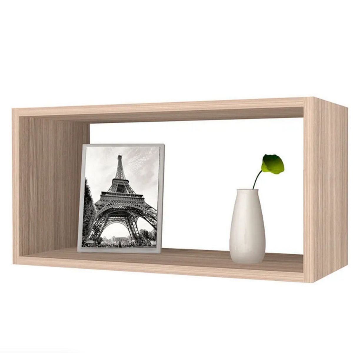 GENERICO - Repisa Flotante Cubo Rectangular Arena Decoración Moderna