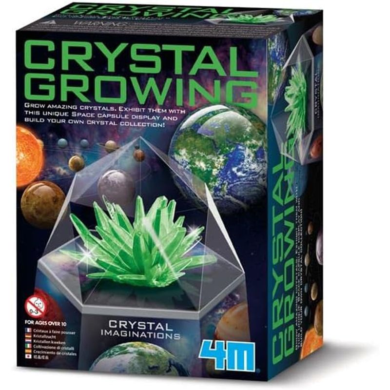 4M - Juego De Experimento Científico De Cristal Verde Para Niños