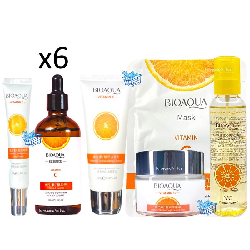 BIOAQUA - Kit Vitamina C x 6 Bioaqua