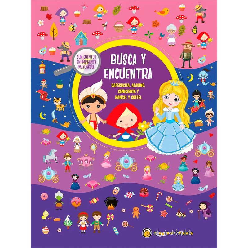GENERICO - Busca Y Encuentra. Caperucita, Aladino, Cenicienta