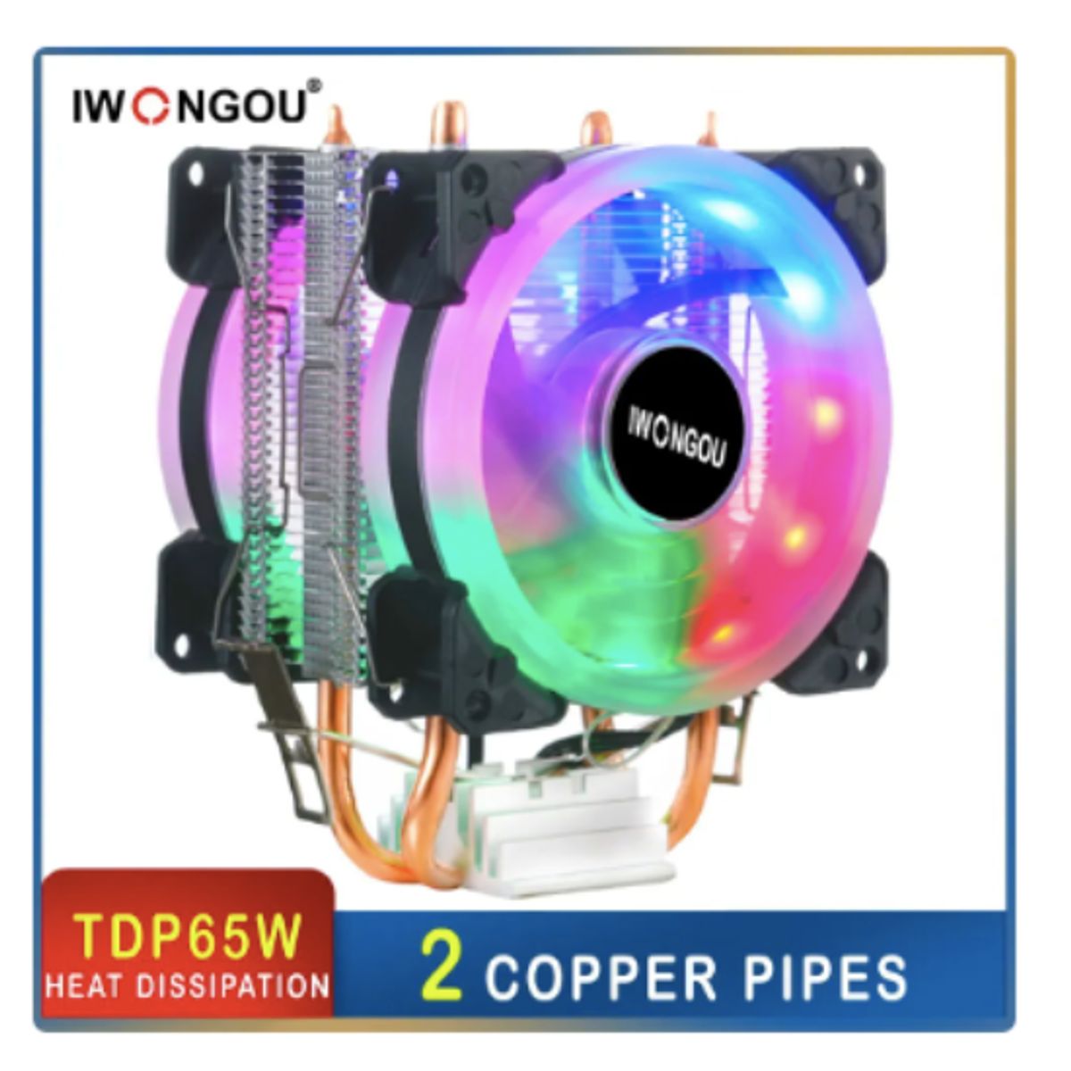 GENERICO - Disipador De Calor Para Board X99 Lga2011, 2 Ventaladores
