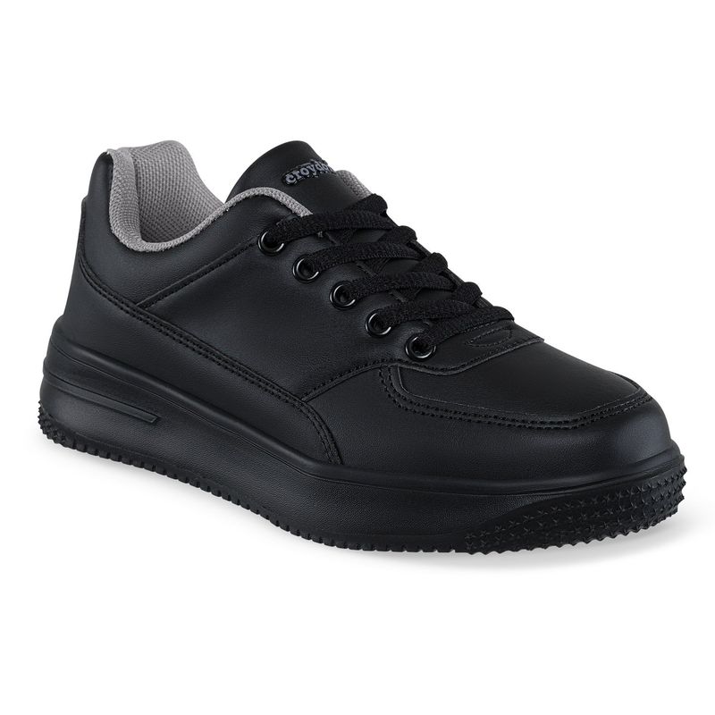 CROYDON - Tenis Colegio Shopir C Negro-Gris para Niño y Niña Croydon