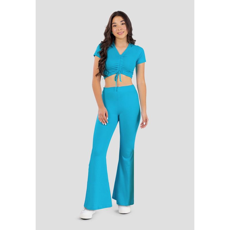MARKETING PERSONAL - Conjunto Niñas Infantil Azul Turquesa Mp 101172