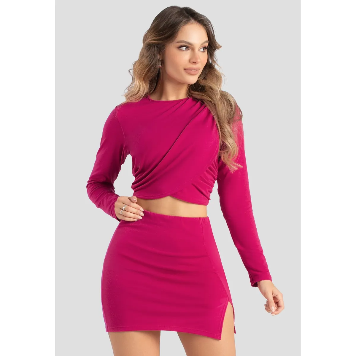 MARKETING PERSONAL - Conjunto Mujer Fucsia Mp 3250