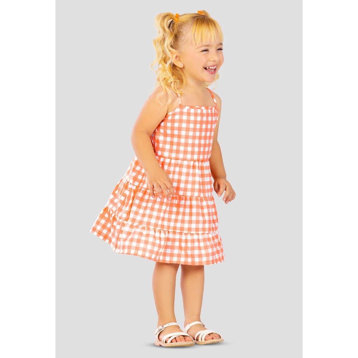MARKETING PERSONAL - Vestido Infantil Femenino Estampado Mp 101759