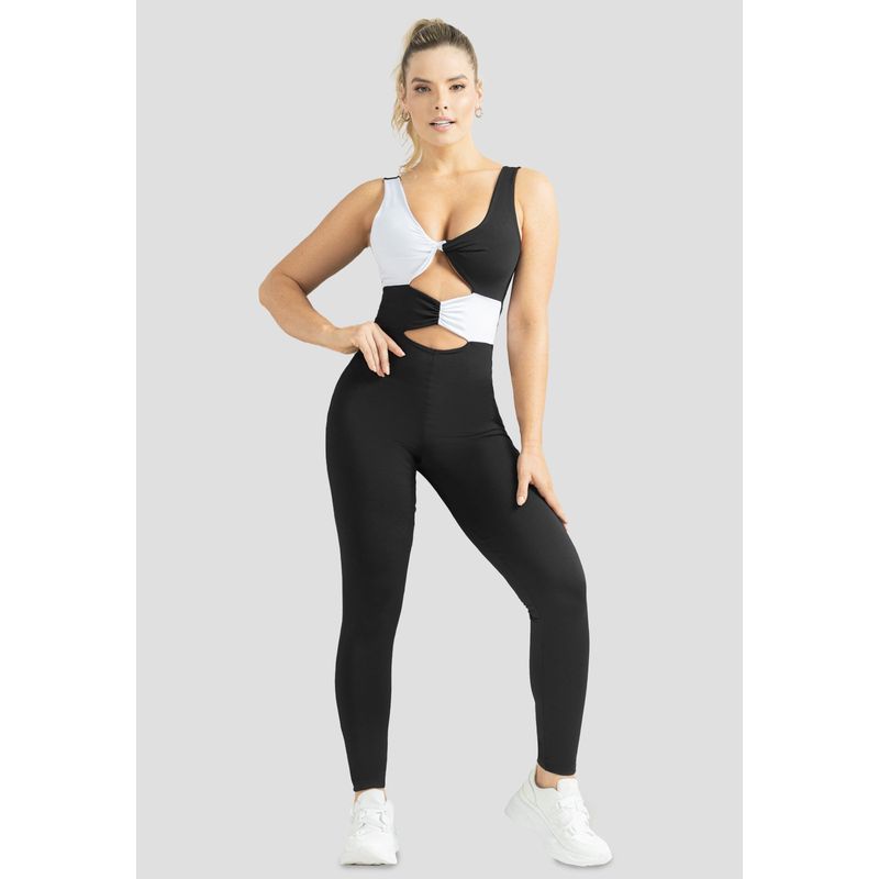 MARKETING PERSONAL - Enterizo Largo Mujer Negro Mp 103011