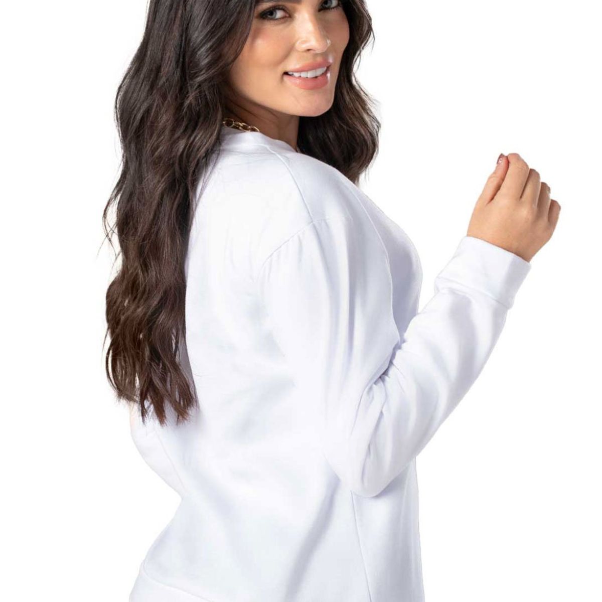 MARKETING PERSONAL - Buzo Mujer Blanco Mp 3133