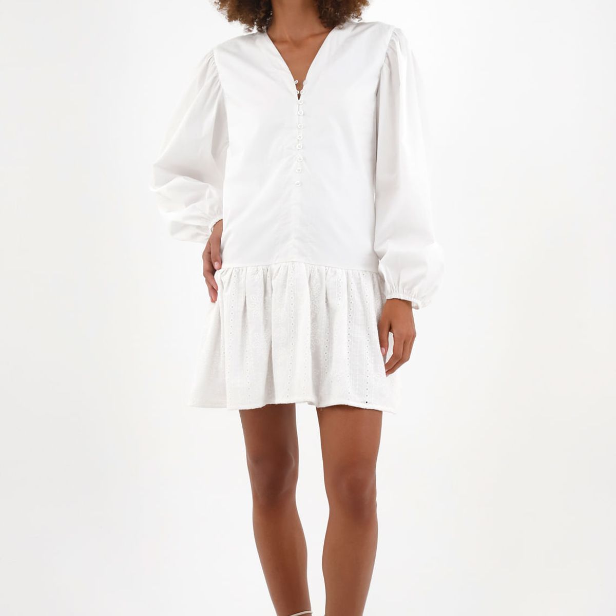 TENNIS - Vestido blanco corto para mujer