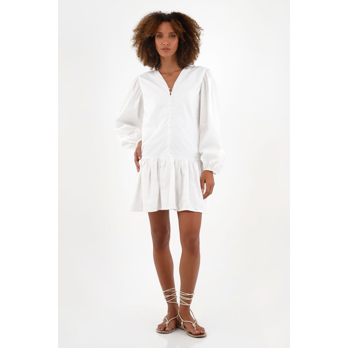 TENNIS - Vestido blanco corto para mujer
