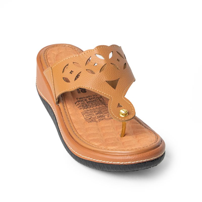 PRICE SHOES - Price Shoes Sandalias Confort Mujer 6925305MIEL