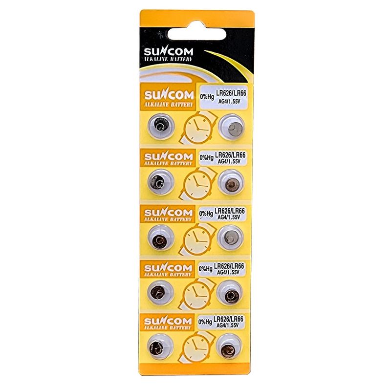 GENERICO - 10 Baterías Pilas Cr1220 3 Voltios Bateria De Litio