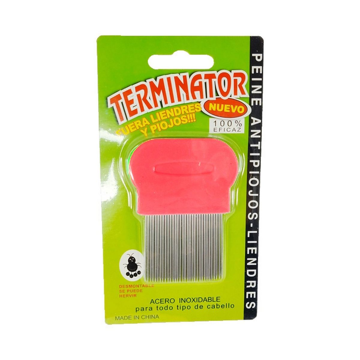 GENERICO - Peine Cepillo Piojos Liendras