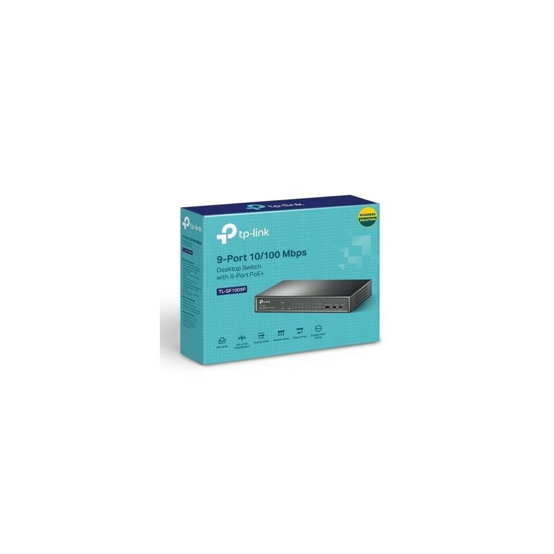 TP LINK - SWITCH POE SF1009P 10 PUERTOS