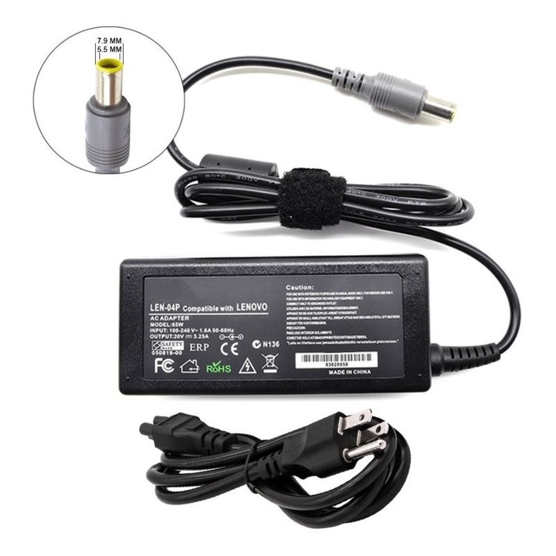 GENERICO - Cargador Lenovo Thinkpad X131e 20v 3.25A 65w