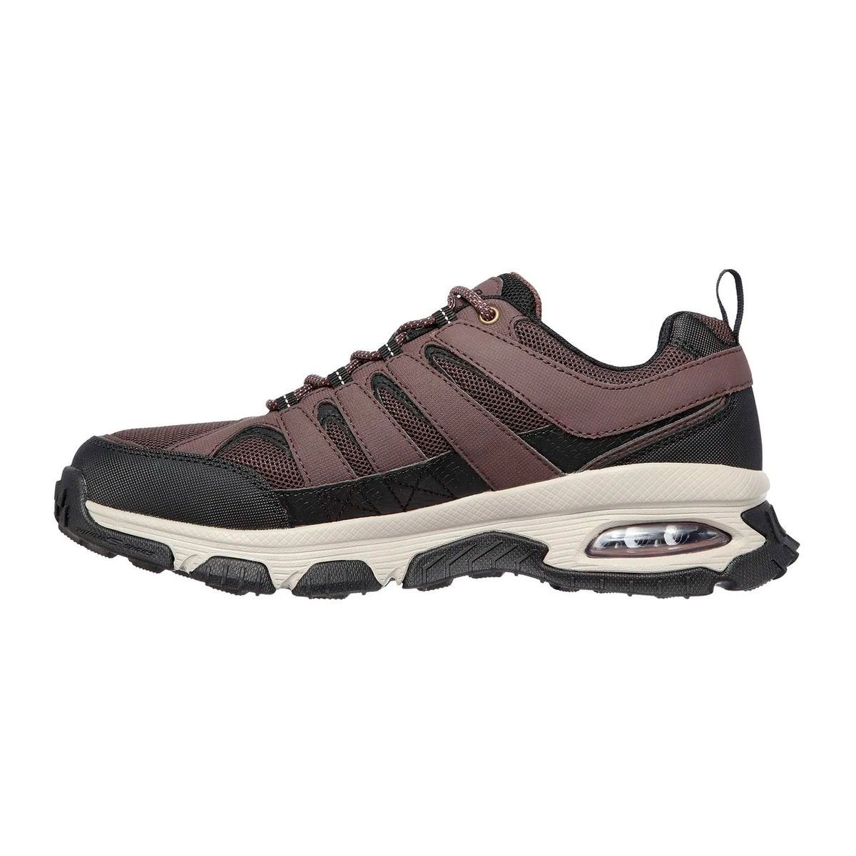 SKECHERS - TENIS SKECHERS CAFÉ PARA HOMBRE SK SKECH AIR ENVOY BROWN BLACK