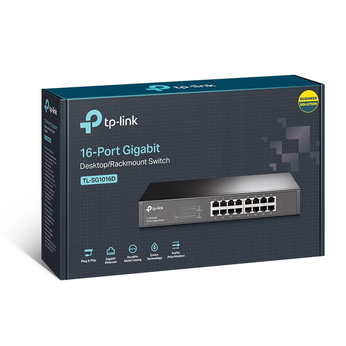 TP LINK - SWITCH 16 PUERTOS TP LINK PARA ESCRITORIO