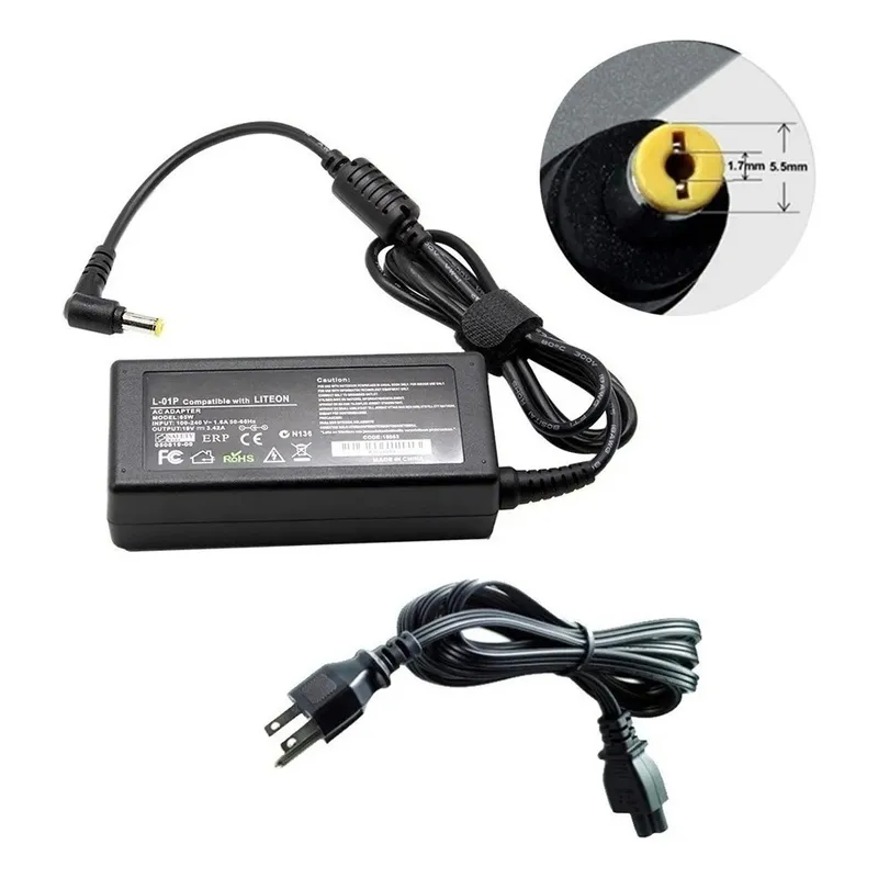 GENERICO - Cargador Acer Aspire 3 A315-53 19v 3.42A 65w