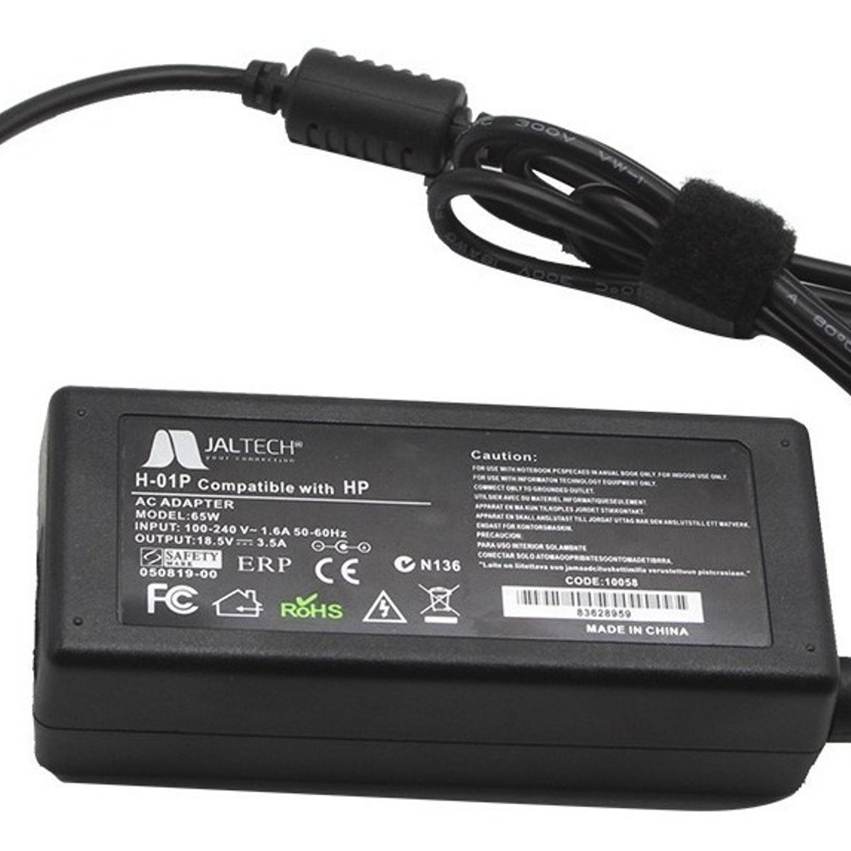 JALTECH - Cargador Premium Para Hp 18.5v  3.58a  4.8*1.7mm