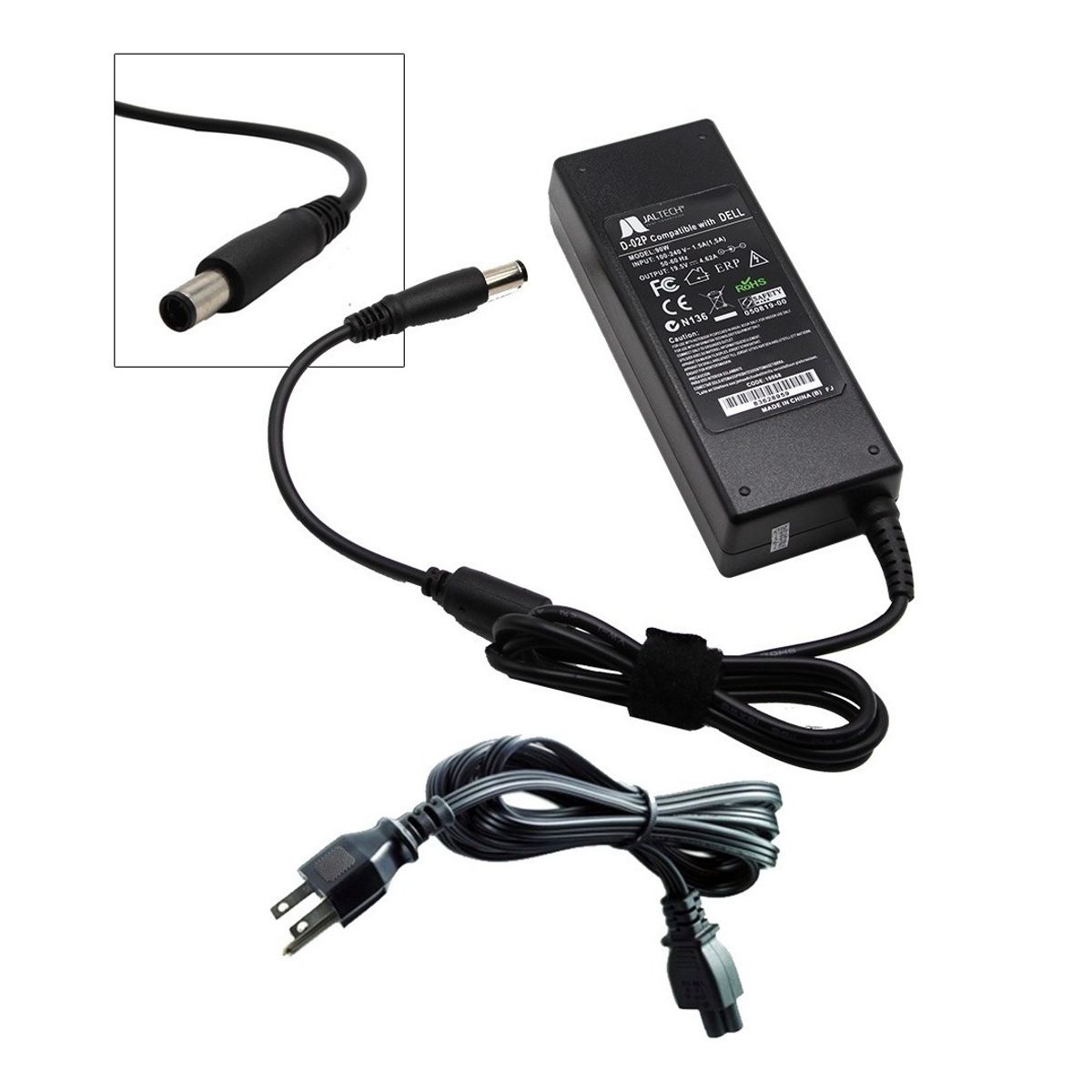 JALTECH - Cargador Premium Para Portátil Dell Latitude E5400