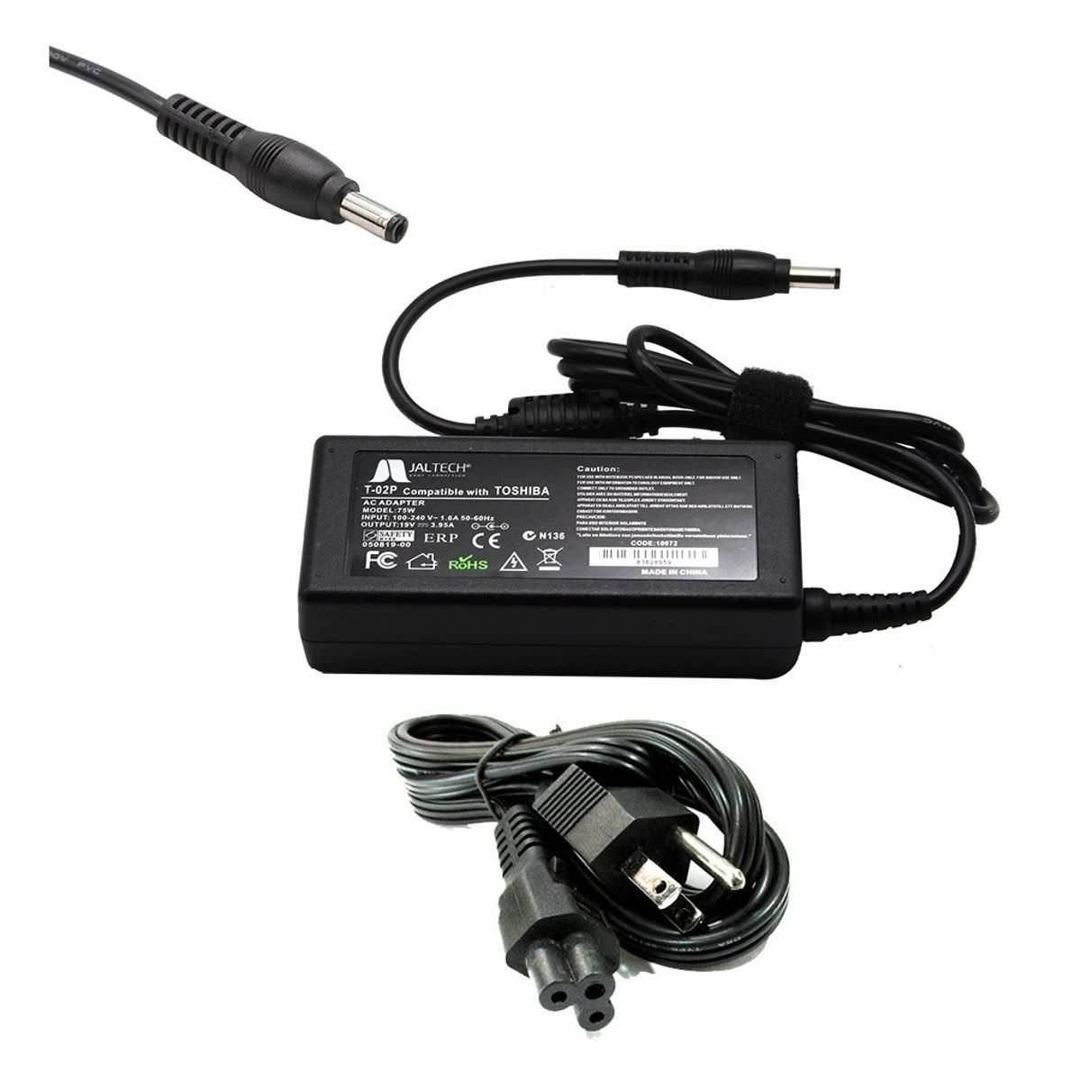 JALTECH - Cargador Toshiba Satellite L305 L305d L355d C655d