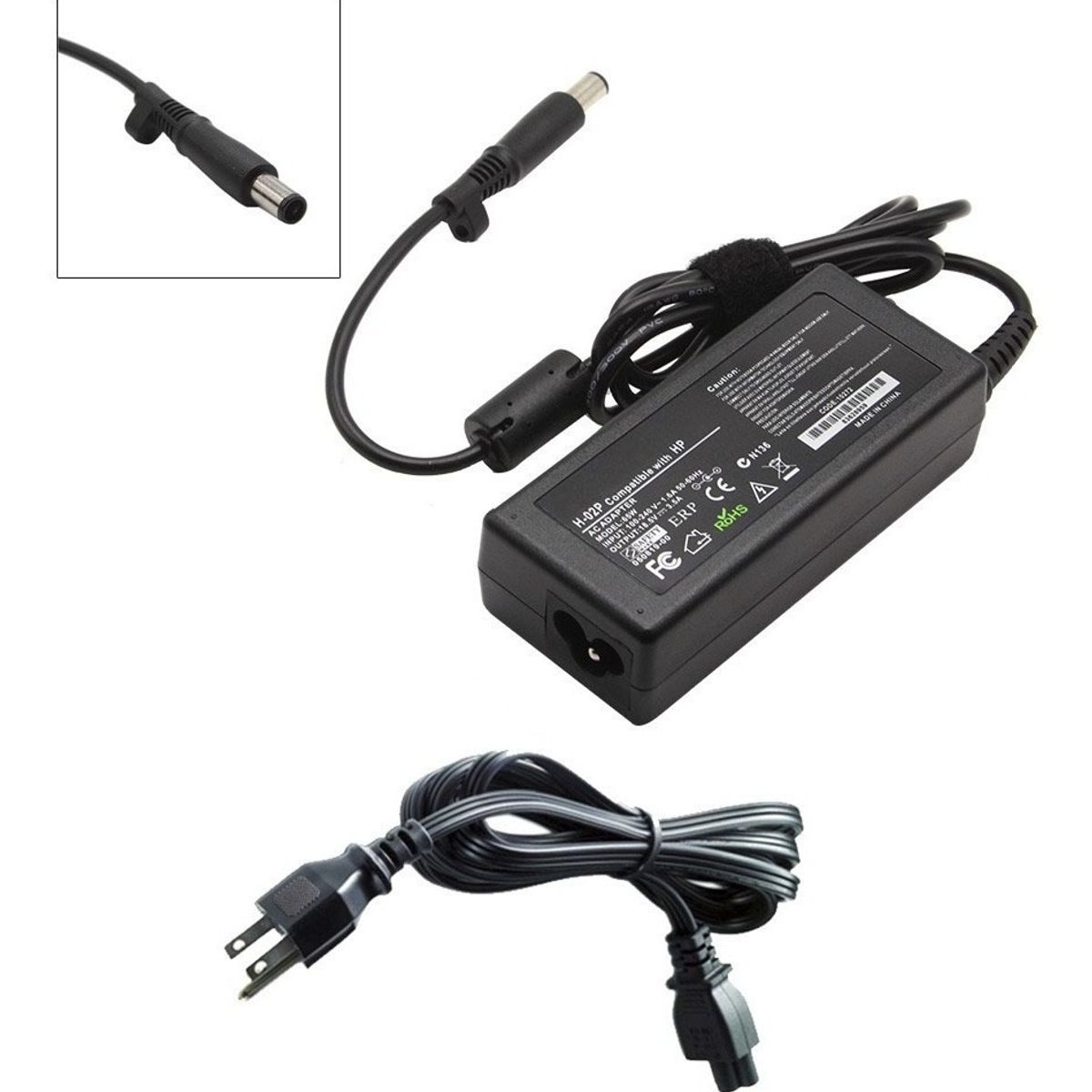 GENERICO - Cargador Para Hp Compaq Presario Cq60 Series 18.5v 3.5a 65w