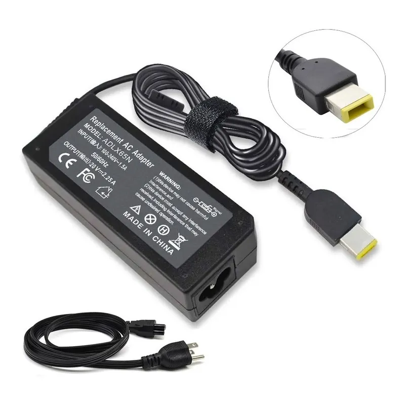 GENERICO - Cargador Lenovo 20v 2.25A Usb