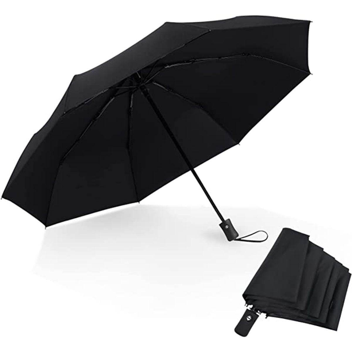 GENERICO - Sombrilla Paraguas Automática Ejecutiva Negra