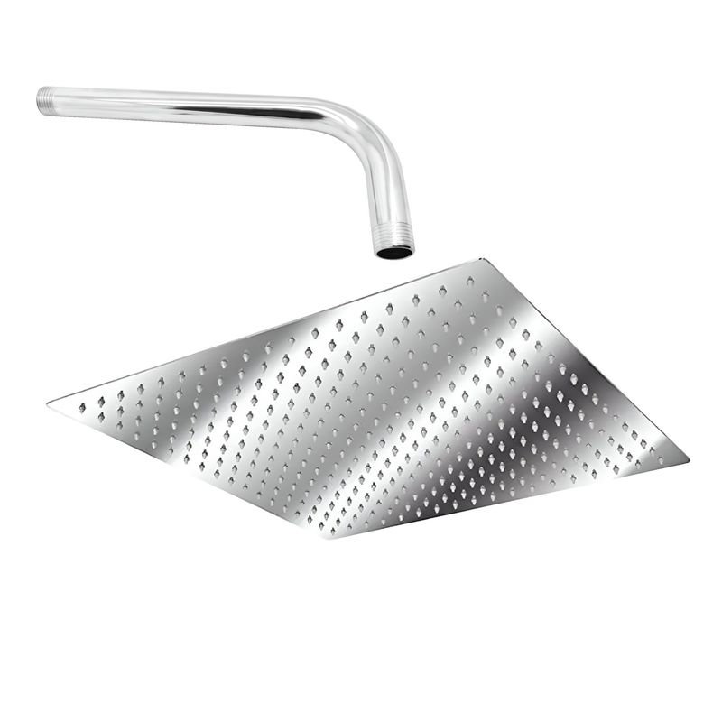 CCOL - Set Ducha Cuadrada + Brazo Metalico C404