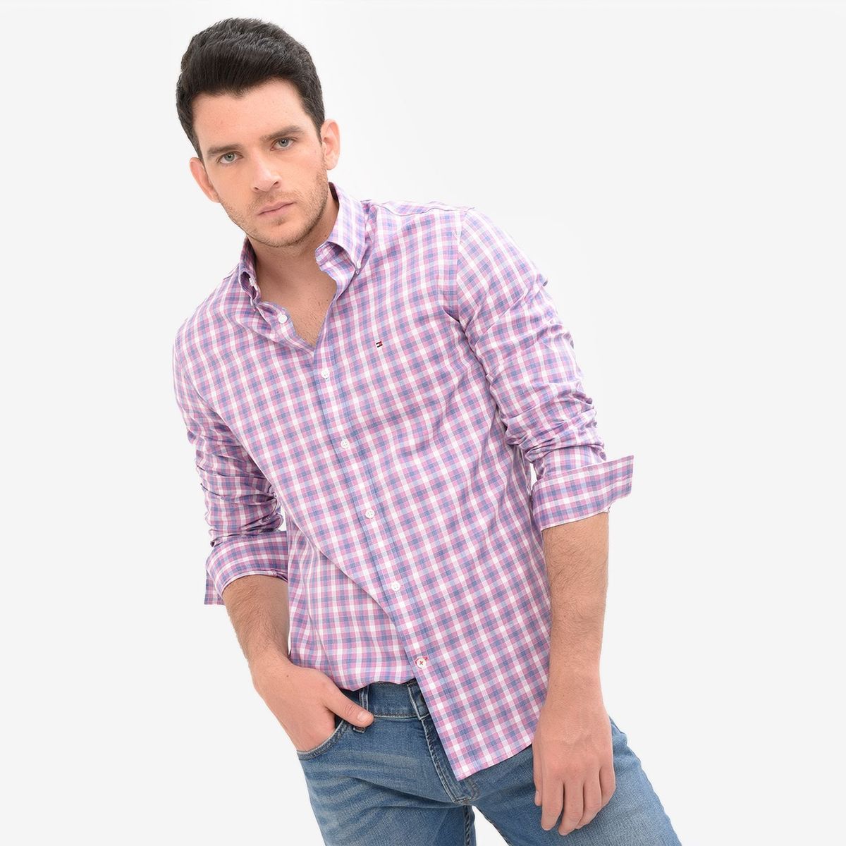 TOMMY HILFIGER - Camisa Casual Hombre Tommy Hilfiger 