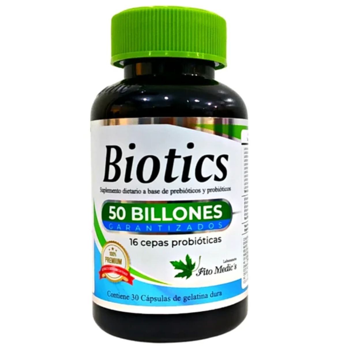 FITO MEDICS - Biotics probióticos y prebióticos 50 billones 30 Cáps - fito medic`s